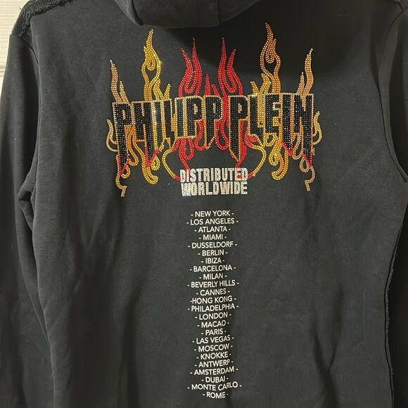 Phillip Plein Black Hoodie Men’s SweatSuit Jogger Set (Size Small) - Picture 6 of 15